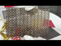 Plain Weave Architectural Woven Wire Mesh Panels 3.3mm Clean Surface