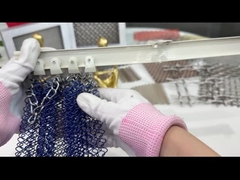 2.8kg/M2 304 Stainless Steel Metal Coil Curtain Architectural Exterior Cladding