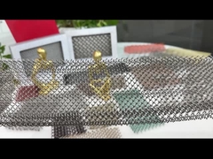 Free Oil SS316L Steel Metal Mesh Shower Curtain Outdoor Dividers 12m