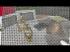 Crimped Architectural Flexible Metal Mesh Fabric SS310 Plain Weave