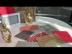 Durable PVDF Woven Wire Mesh Panels Cladding Enclosures Weather Resisitant