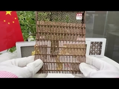 6.5ft Aluminum Alloy Decorative Woven Wire Mesh 26% Opening Area