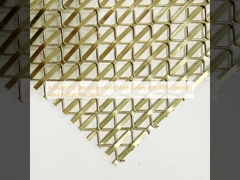 8.75kgs/m2 Decorative Wire Mesh Grilles with 49% Opening Area in Stainless Steel