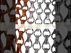 12mm*24mm Standard Size Aluminum Chain Link Curtain with High Durability and Performance