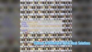 Custom Architectural Metal Mesh for Modern Building Facades