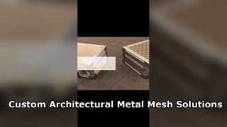 Custom Architectural Metal Mesh for Modern Facade Design