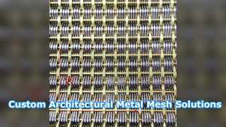 Custom Architectural Metal Mesh for Modern Building Design