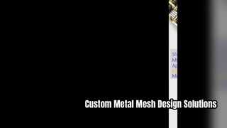Custom Architectural Metal Mesh for Modern Building Design