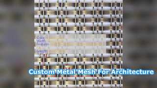 Custom Architectural Metal Mesh for Modern Building Designs