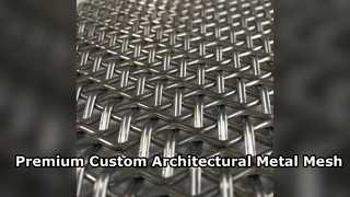 Custom Architectural Metal Mesh for Modern Facades