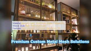 Custom Architectural Metal Mesh for Facades and Interiors