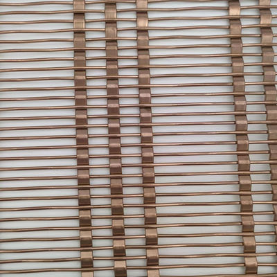 Brass Color Steel Wire Decorative Wire Mesh Screen Pvc Coated