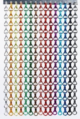 Standard Size 90x210cm Chain Link Screen Curtain Superior Performance