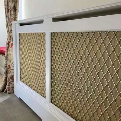 Square Hole Polished Ornamental Wire Grilles For Architectural Projects
