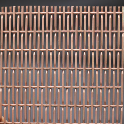 3mm Thickness Decorative Wire Mesh Grilles With Square Hole Shape
