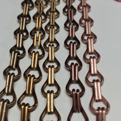 15.7mm x 8.85 mm Size Metal Curtains With Aluminum Custom Pattern