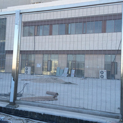 Stainless Steel Woven Wire Mesh Panels Reinforced Edge Treatment