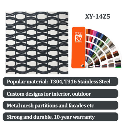 Stainless Steel Decorative Woven Wire Mesh Width 0.6m-2.4m