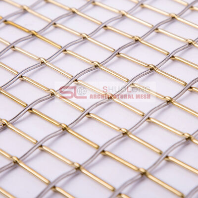 Stainless Steel Architectural Metal Mesh Customized Thickness Featuring Welded Mesh Type Providing and Stylish Building Solutions