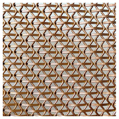 Welded Architectural Metal Mesh Customized Length Plain Weave Style Ideal for Facades Partitions and Decorative Metalwork Projects