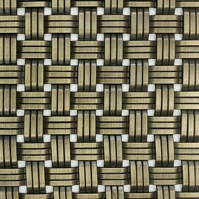 Popular Woven Wire Mesh Antique Bronze Architectural Mesh for Interior Wall Cladding Ceiling