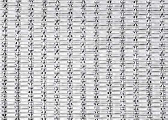 Titanium Plating 5mm Woven Metal Mesh Fabric 15m Decorative Metal Room Dividers