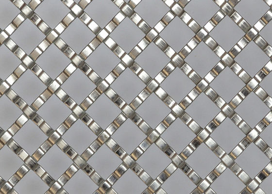 310 Stainless Steel Decorative Metal Grid Panels Antirust Cotton Ginning