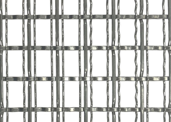 Ginning Weaving Stainless Steel Mesh Decorative Netting Facade For Architectural Woven Wire Mesh