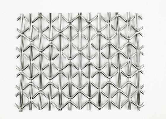 High Durability Dutch Weave Wire Mesh Anti Alkali 36m Stainless Steel Facade Panels