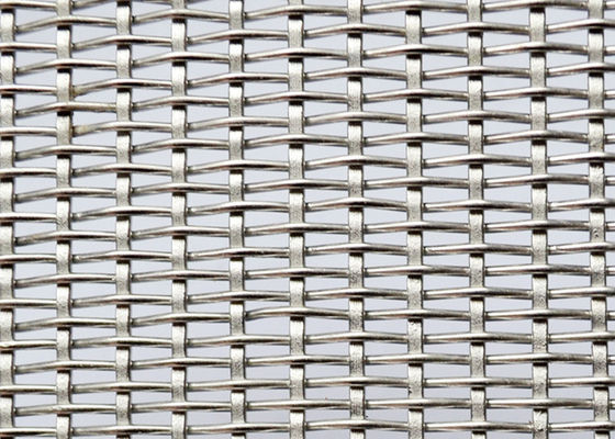 10ft Bending Plain Weave Wire Mesh Antiwear Stainless Steel Facade Cladding