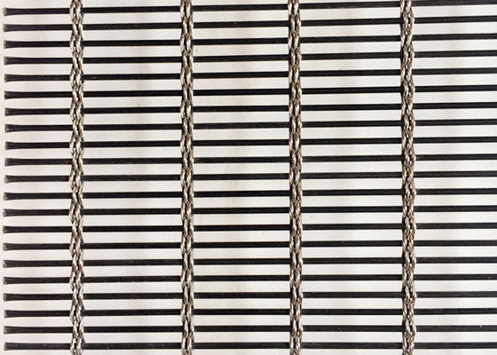 20ft Flexible Stainless Steel Architectural Mesh Metal Screen Facade Impact Resistance