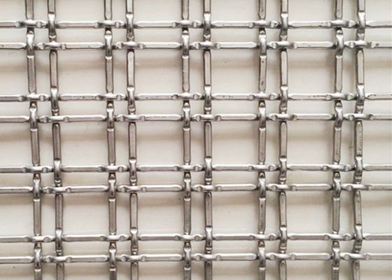 4''×4'' 13ft Crimped Brass Double Wire Mesh Decorative Fence ISO9000