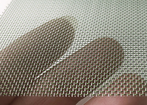 Luxury Decorative Acrylic Glass Laminated Wire Mesh Fabric 0.6mm Thickness