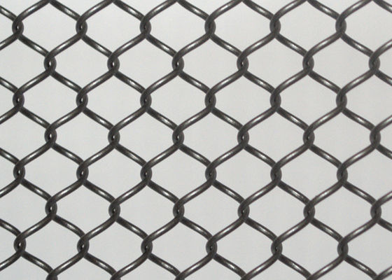 Grey Architectural Metal 10m Fireplace Wire Mesh Curtain Aluminum Alloy