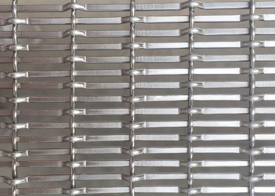 3mm Thick Stainless Steel Architectural Mesh Woven Wire Screen Space Dividers