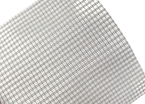 Luxury Decorative Blue Color Glass With Metal Mesh Interlayer Plain Woven