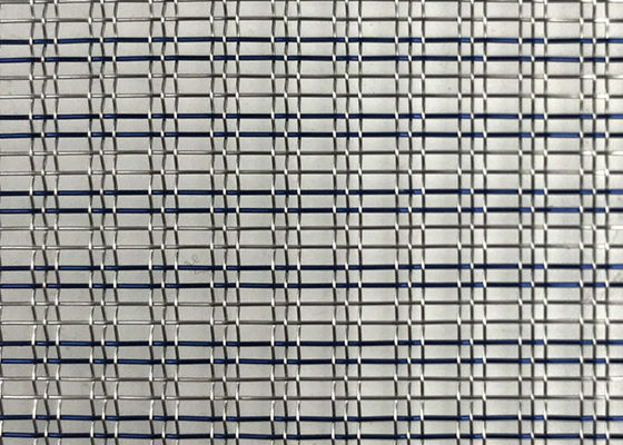 Flexible Colored Glass Laminated Wire Mesh Metal Fabrics