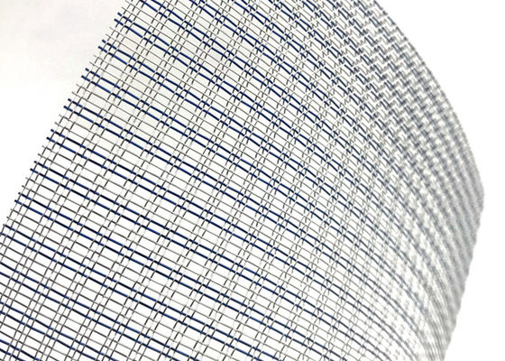 Flexible Colored Glass Laminated Wire Mesh Metal Fabrics