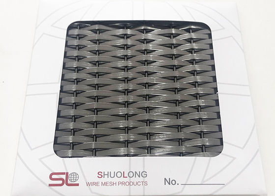 3.6mm Black Color Ss304 Steel Mesh Architecture For Decorative Panels