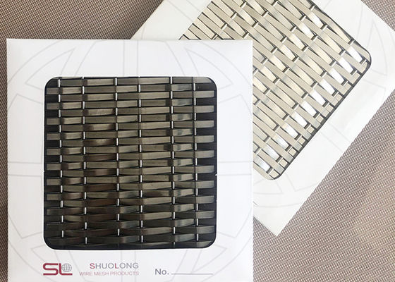 3.6mm Black Color Ss304 Steel Mesh Architecture For Decorative Panels