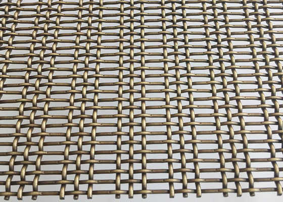 3.6mm Crimp Screen Wire Architectural Metal Mesh 1.5m Width