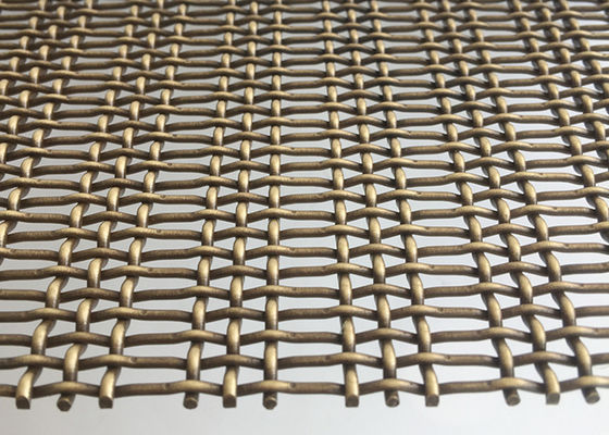 3.6mm Crimp Screen Wire Architectural Metal Mesh 1.5m Width