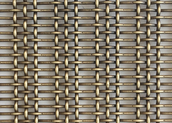 3.6mm Crimp Screen Wire Architectural Metal Mesh 1.5m Width