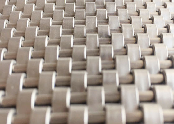 316SS Decorative Elevator Woven Steel Mesh Panels 6m Max Length