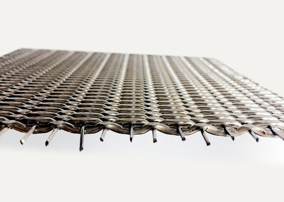 SS304 SS316 Cladding Metal Mesh 3.5mm Thickness Decorative Woven Mesh