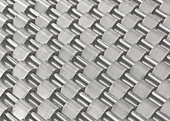 Stainless Steel Woven Architectural Wire Mesh 4.0mm For Elevator Decoration