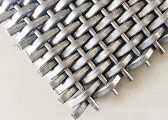 Decorative Steel Woven Wire Mesh Panels SS316L Elevator Mesh 15m Length