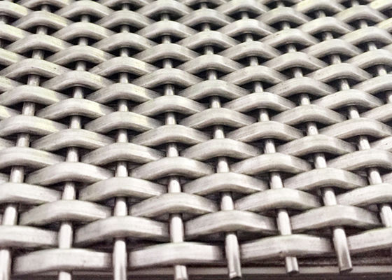 Decorative Steel Woven Wire Mesh Panels SS316L Elevator Mesh 15m Length