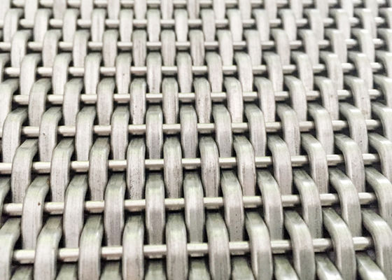 Decorative Steel Woven Wire Mesh Panels SS316L Elevator Mesh 15m Length