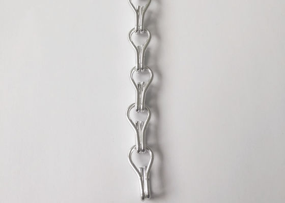 Residential Anodized Aluminum Chain Fly Screen Curtain Multiple Colour